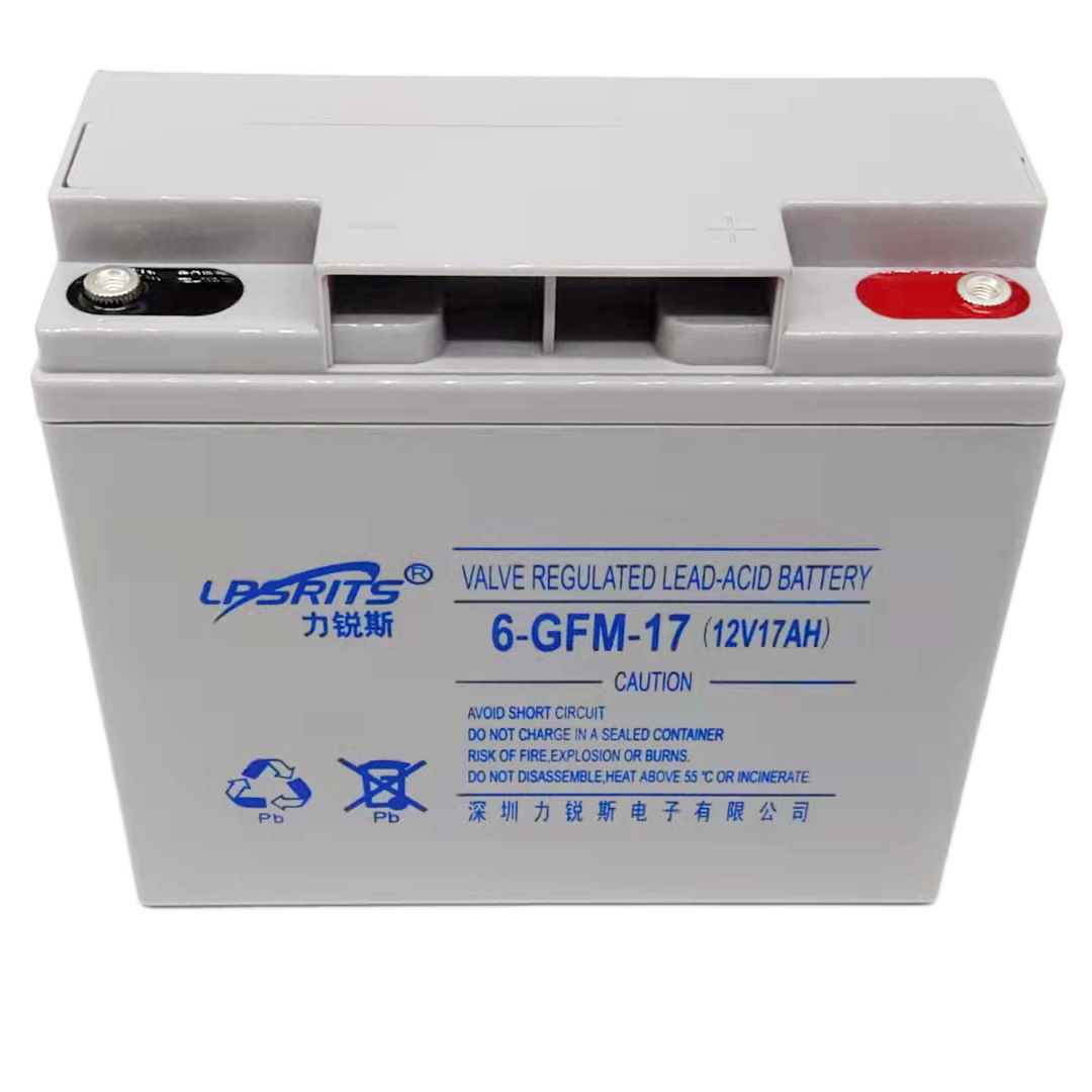 6-GFM-17Ah 12V17Ah阀控式铅酸蓄电池 正面展示 力锐斯