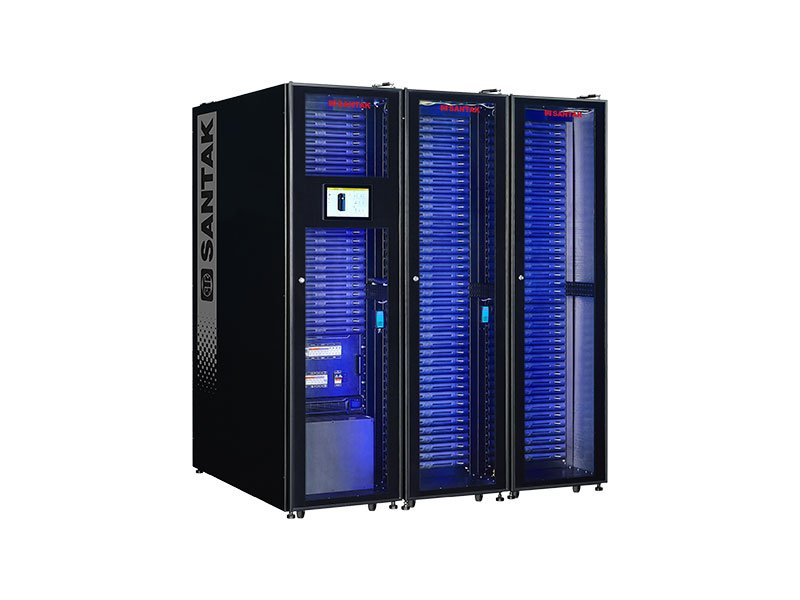 微模块 山特灵聚3.0 Pro一体化机房正面展示 - 华南腾飞