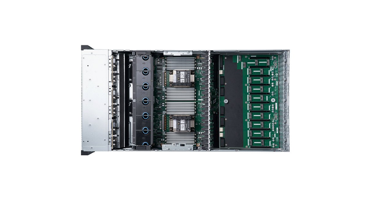 NF5468G7 PCIe 5.0 GPU加速卡扩展区域特写 - 华南腾飞